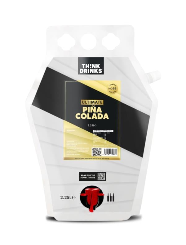 Think Drinks - Ultimate Pina Colada 0% (2 X 2.25L) Syrups And Cordials