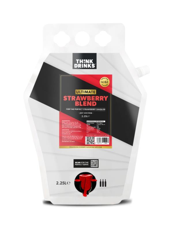 Think Drinks - Ultimate Strawberry Blend (2 x 2.25) Syrups and Cordials