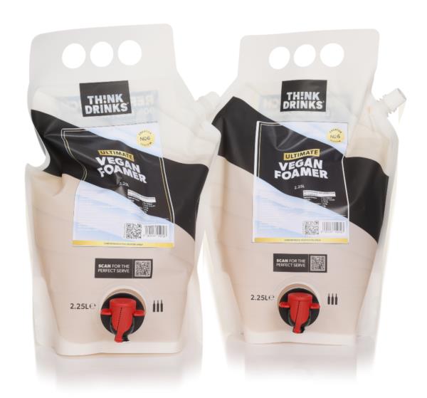 Think Drinks - Ultimate Vegan Foamer (2 x 2.25L) Syrups and Cordials