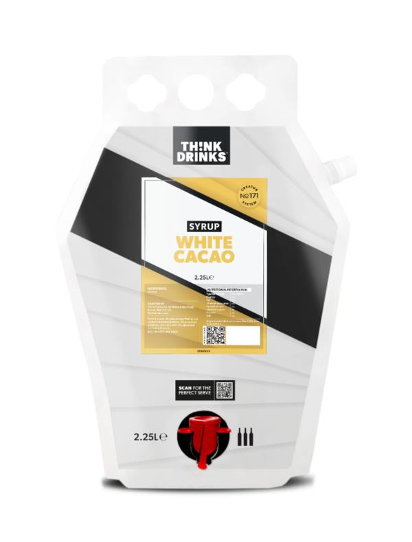 Think Drinks - White Cacao Syrup (2 x 2.25L) Syrups and Cordials