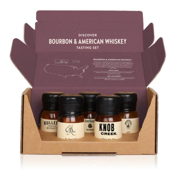 The Bourbon & American Discovery Set Bourbon Tasting set