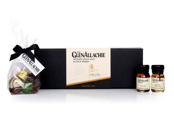 The GlenAllachie Whisky & Chocolate Truffles Tasting Set Whisky Tasting set