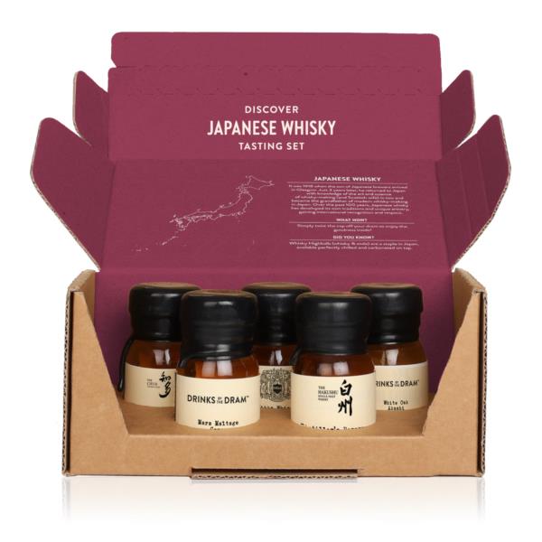 Drinks By The Dram Brown The Japanese Discovery Set With Band Whisky Tasting Set