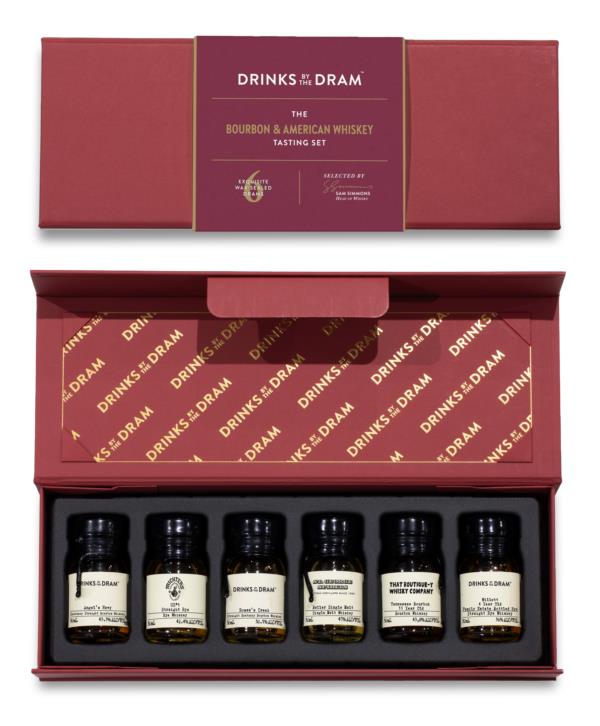 The Premium Bourbon 6 Dram Tasting Set Bourbon Tasting set