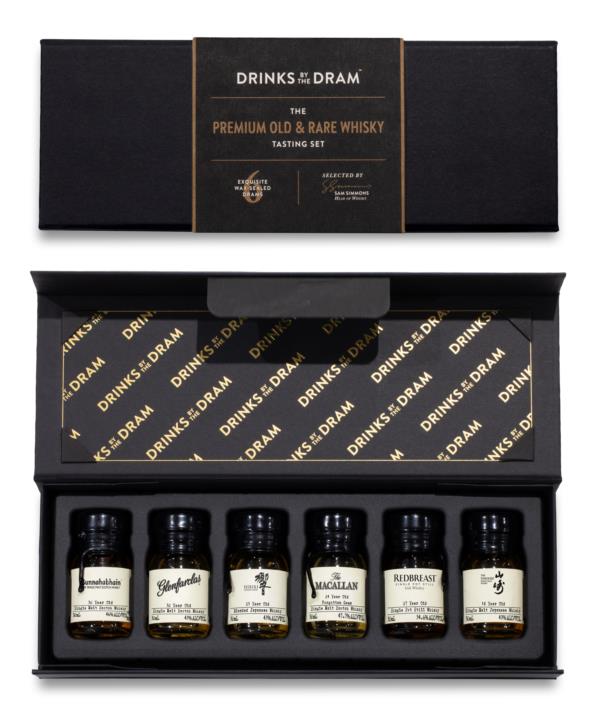 Drinks By The Dram The Premium Old & Rare Whisky 6 Dram Tasting Set Whisky Tasting Set