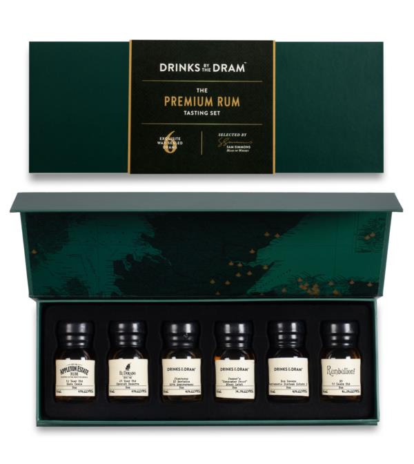 Drinks By The Dram The Premium Rum 6 Dram Tasting Set Rum Tasting Set