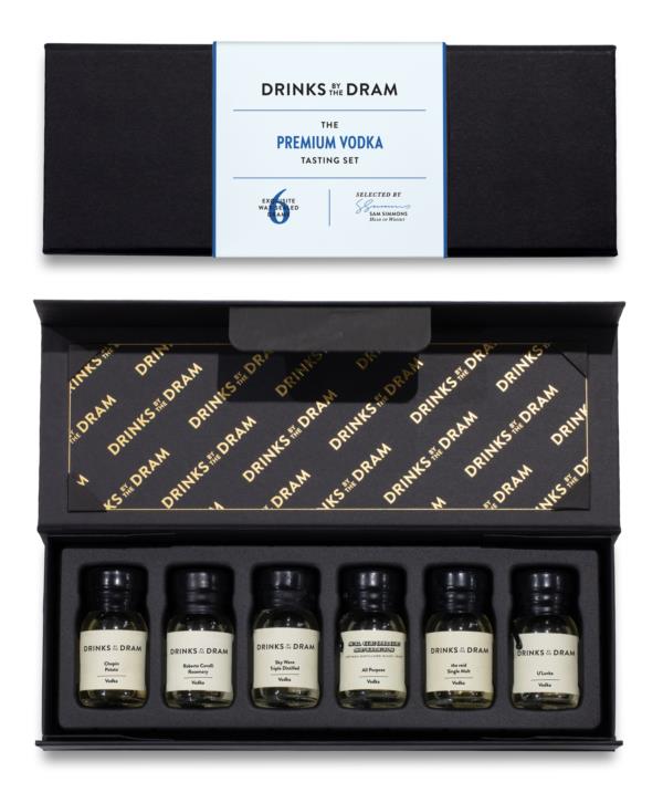 The Premium Vodka 6 Dram Tasting Set Vodka Tasting set