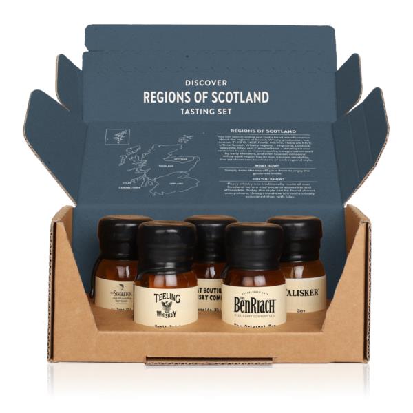 The Regions of Scotland Discovery Set with Band Whisky Tasting set The Regions of Scotland Discovery Set with Band Whisky Tasting set