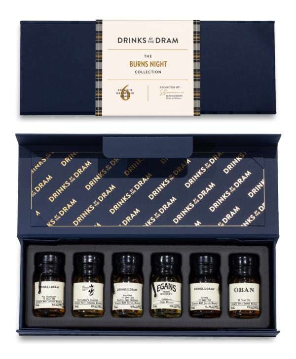 Burns Night Premium Whisky Tasting Set (Blue) Whisky Tasting set