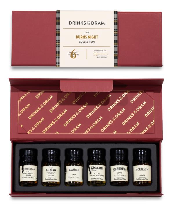 Burns Night Premium Whisky Tasting Set (Red) Whisky Tasting set
