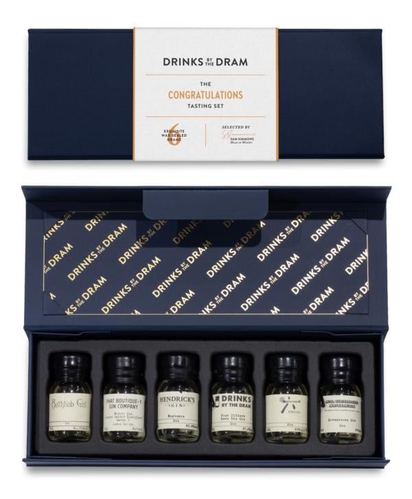 Congratulations Gin Tasting Set (Blue) Whisky Tasting set