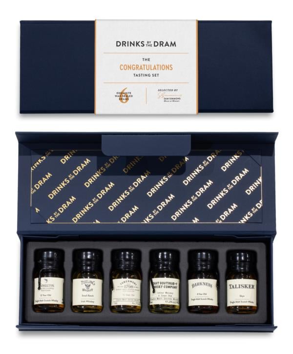 Congratulations Mixed Spirits Set (Blue) Whisky Tasting set