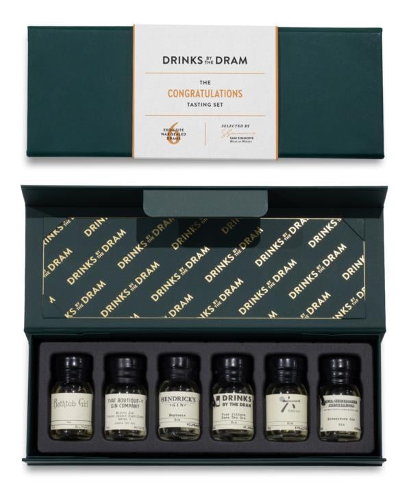 Congratulations Gin Tasting Set (Green) Whisky Tasting set