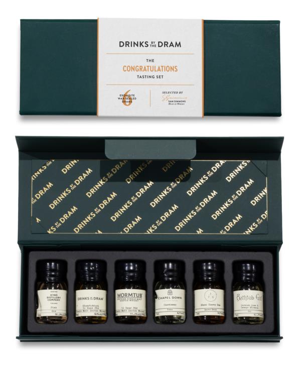 Congratulations Mixed Spirits Set (Green) Whisky Tasting set