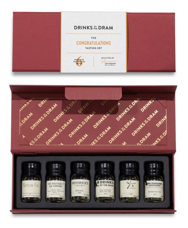 Congratulations Gin Tasting Set (Red) Whisky Tasting set