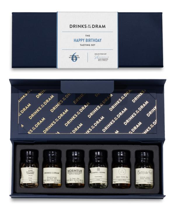 Happy Birthday Mixed Spirits Set (Blue) Whisky Tasting set