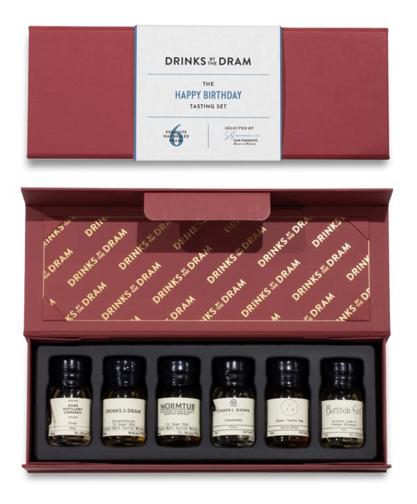 Happy Birthday Mixed Spirits Set (Red) Whisky Tasting set