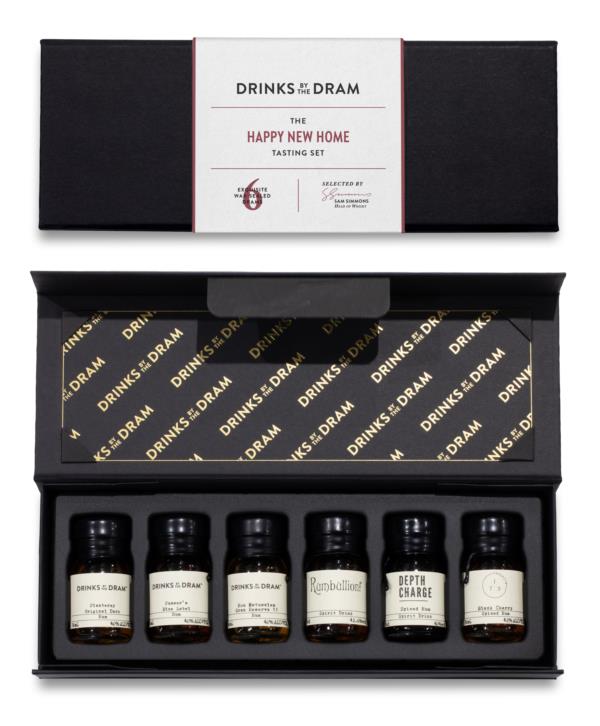 Happy New Home Rum Tasting Set (Black) Rum Tasting set