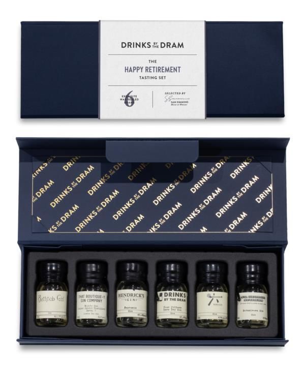 Retirement Gin Tasting Set (Blue) Whisky Tasting set