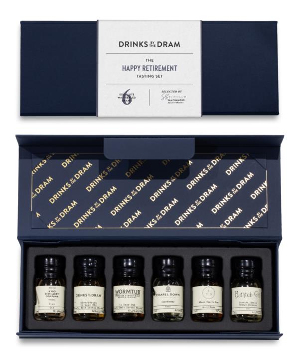Retirement Mixed Spirits Set (Blue) Whisky Tasting set