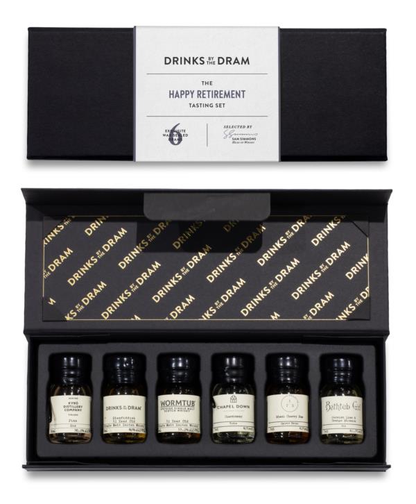 Retirement Mixed Spirits Set (Black) Whisky Tasting set