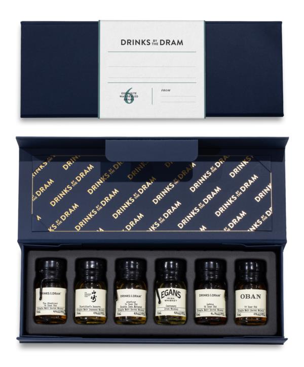 Blank - 'Write Your Own Message' Premium Whisky Tasting Set (Blue) Whisky Tasting set