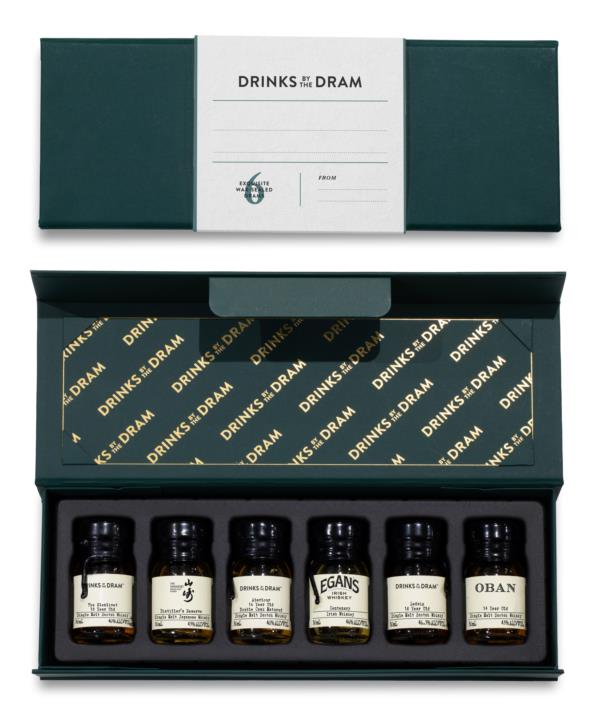 Blank - 'Write Your Own Message' Premium Whisky Tasting Set (Green) Whisky Tasting set