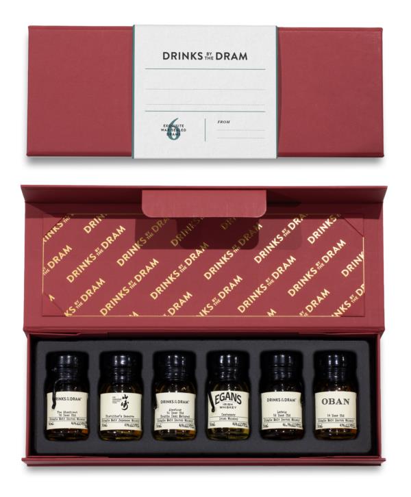 Blank - 'Write Your Own Message' Premium Whisky Tasting Set (Red) Whisky Tasting set