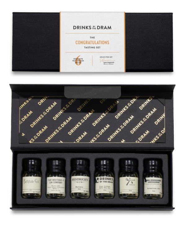 Congratulations Gin Tasting Set (Black) Whisky Tasting set
