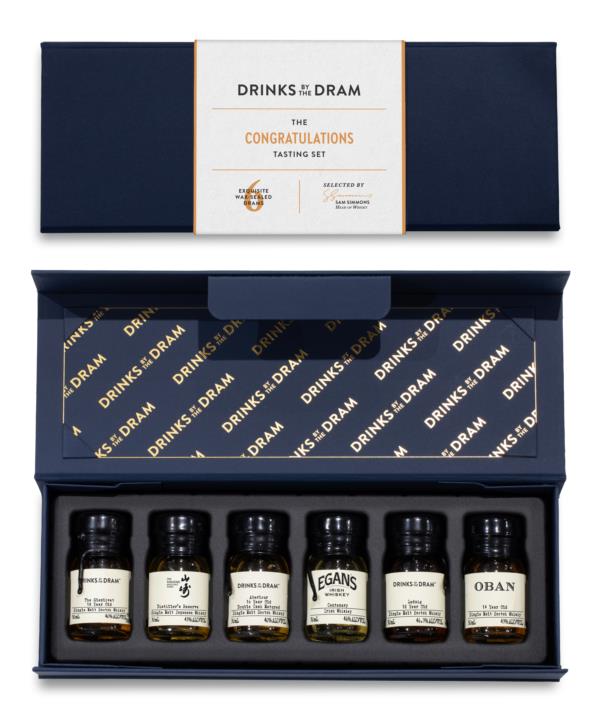 Congratulations Premium Whisky Tasting Set (Blue) Whisky Tasting set