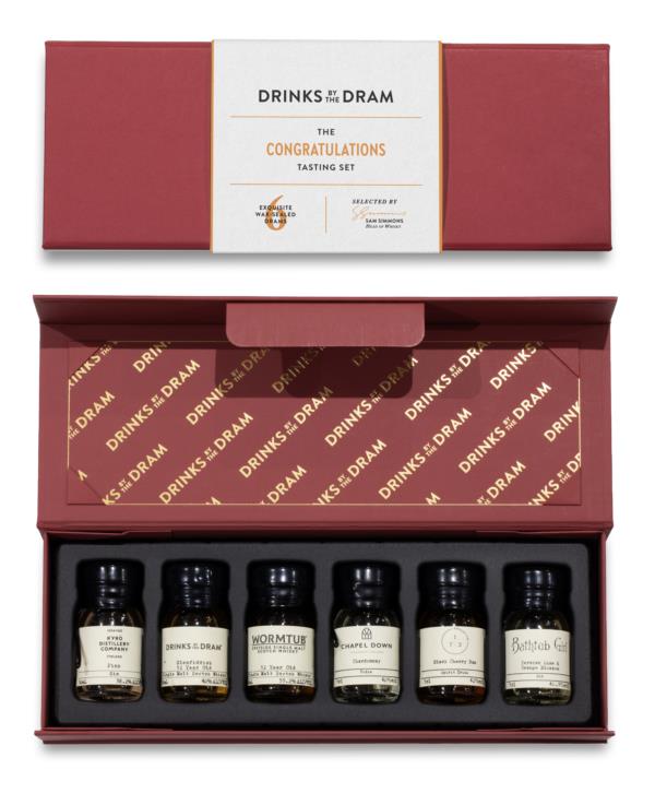 Congratulations Mixed Spirits Set (Red) Whisky Tasting set