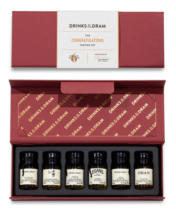 Congratulations Premium Whisky Tasting Set (Red) Whisky Tasting set