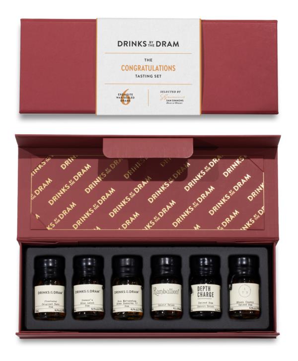 Congratulations Rum Tasting Set (Red) Rum Tasting set