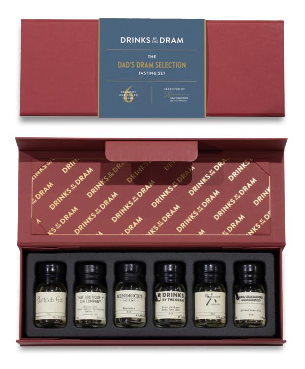 Dads Dram Selection Gin Tasting Set (Red) Gin Tasting set