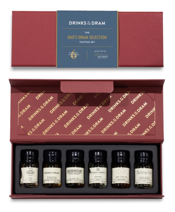 Dads Dram Selection Mixed Spirits Set (Red) Spirit Tasting set