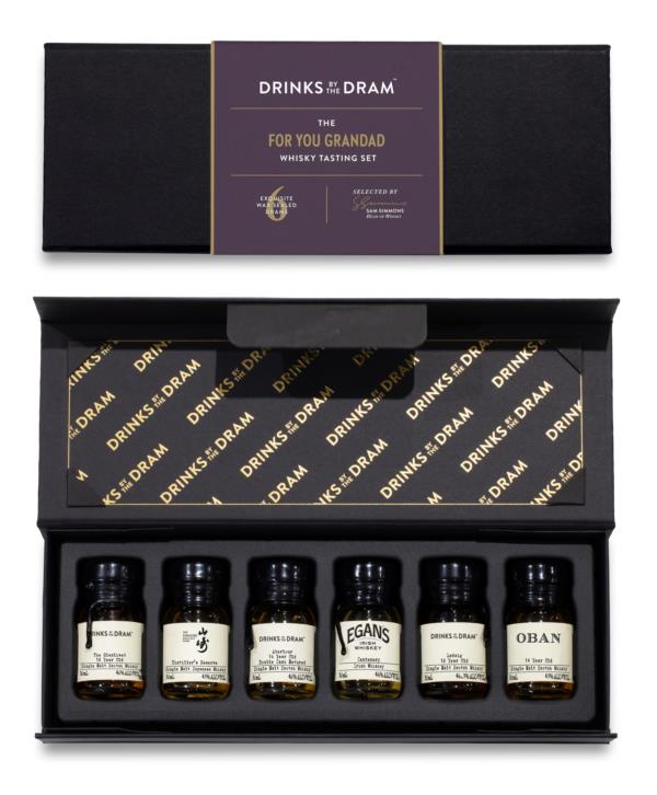For You Grandad Premium Whisky Tasting Set (Black) Whisky Tasting set