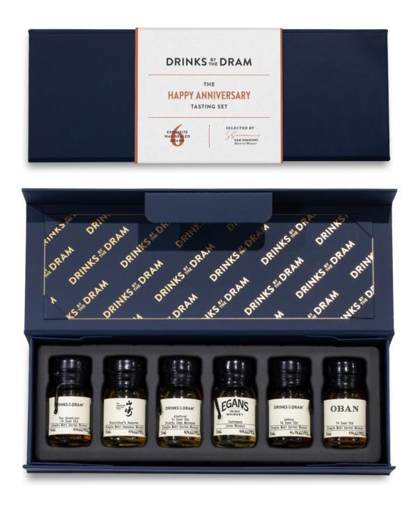 Happy Anniversary Premium Whisky Tasting Set (Blue) Whisky Tasting set