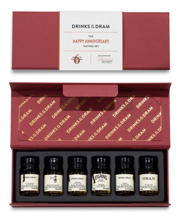 Happy Anniversary Premium Whisky Tasting Set (Red) Whisky Tasting set