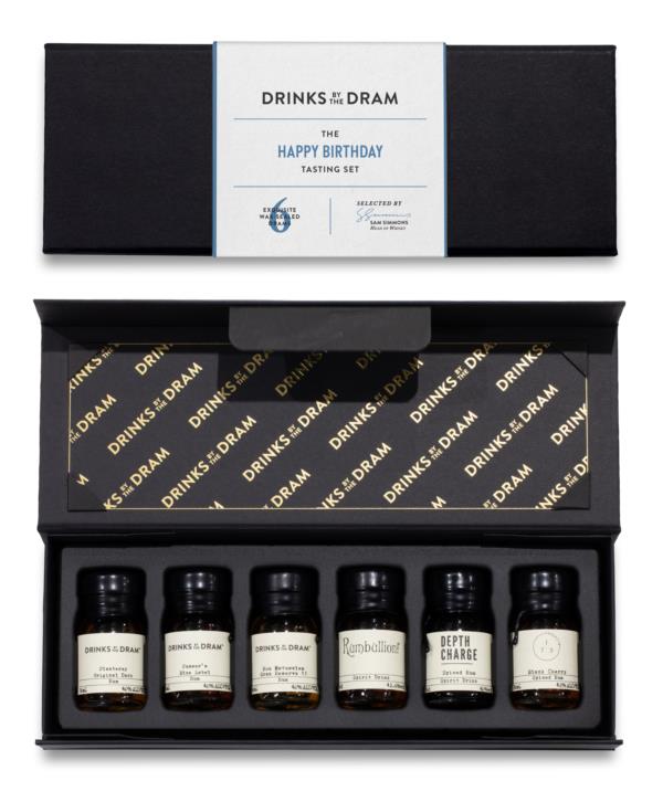 Happy Birthday Rum Tasting Set (Black) Rum Tasting set