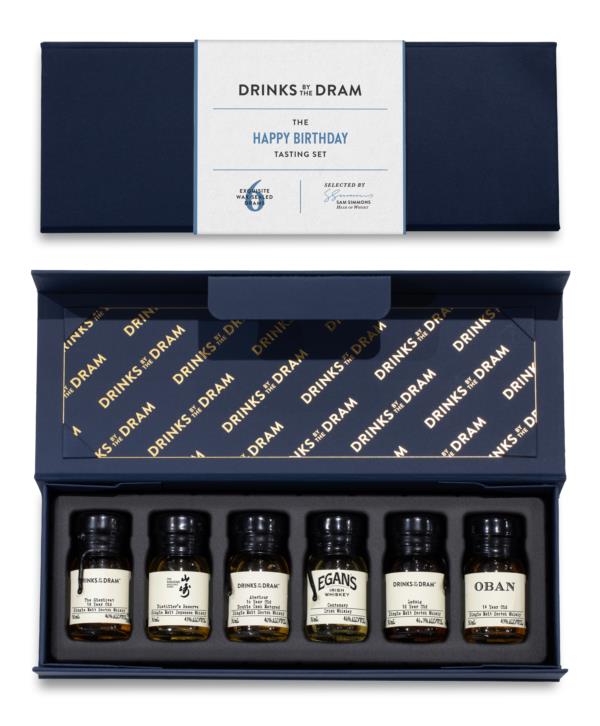 Happy Birthday Premium Whisky Tasting Set (Blue) Whisky Tasting set