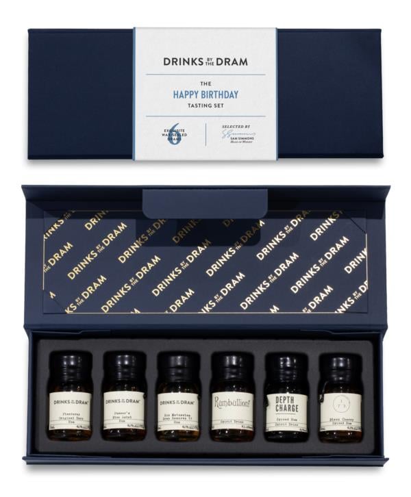 Happy Birthday Rum Tasting Set (Blue) Rum Tasting set