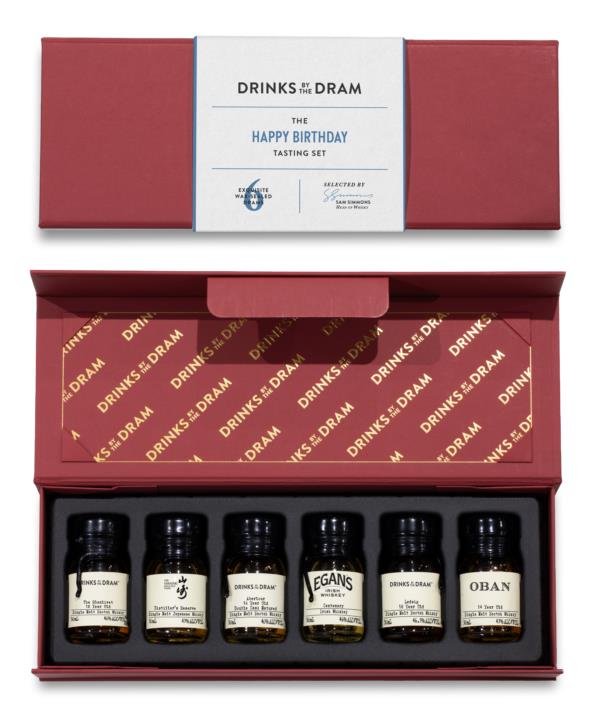 Happy Birthday Premium Whisky Tasting Set (Red) Whisky Tasting set