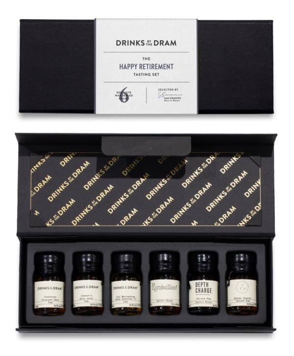 Retirement Rum Tasting Set (Black) Rum Tasting set