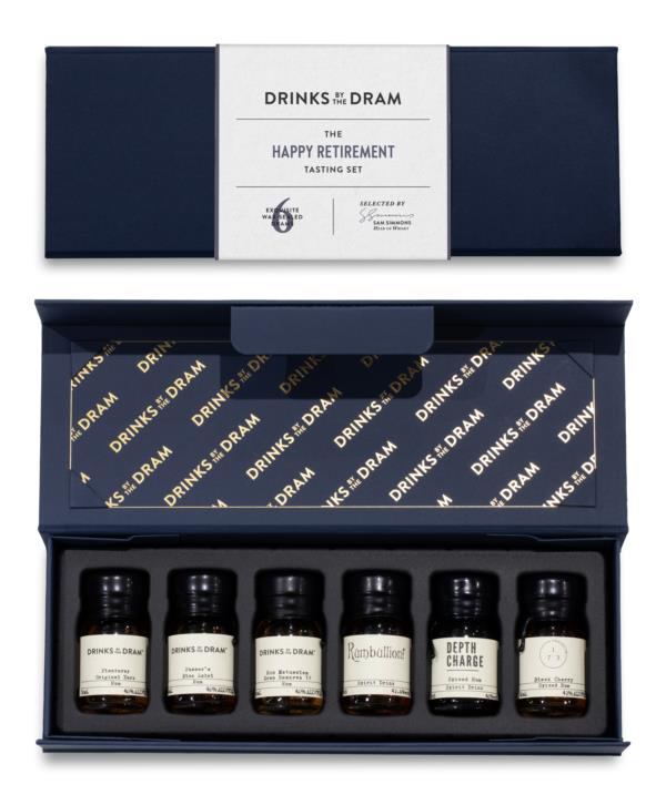 Retirement Rum Tasting Set (Blue) Rum Tasting set