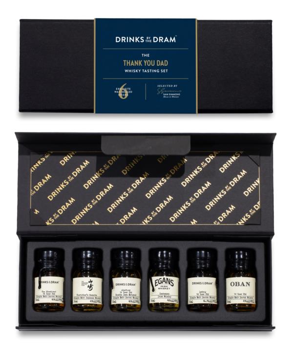Thank You Dad Premium Whisky Tasting Set (Black) Whisky Tasting set