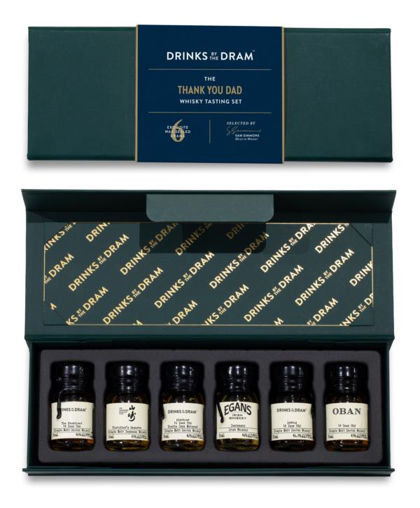 Drinks By The Dram Green Thank You Dad Premium Whisky Tasting Set (Green) Whisky Tasting Set