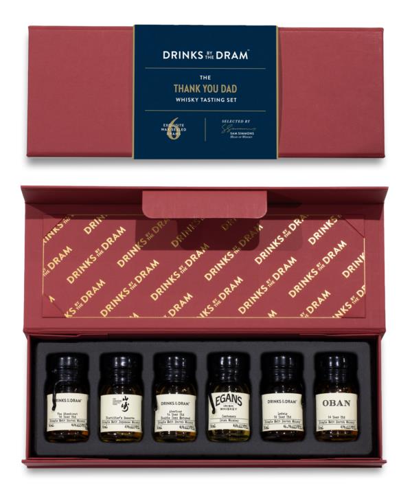 Thank You Dad Premium Whisky Tasting Set (Red) Whisky Tasting set