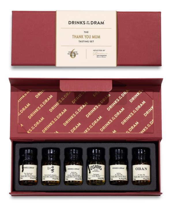 Thank You Mum Premium Whisky Tasting Set (Red) Whisky Tasting set