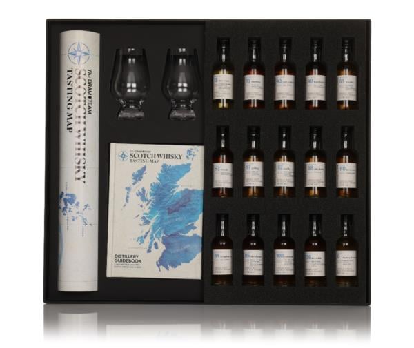 The Dram Team Scotch Whisky Tasting Map Whisky Tasting set