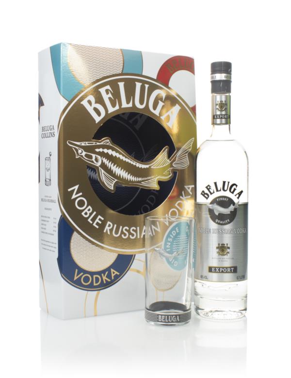 Beluga Noble Russian Vodka Gift Pack with Glass Plain Vodka